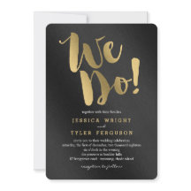 Invitaciones a la boda de la promesa brillante