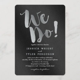 Invitaciones a la boda de la promesa brillante Pla