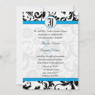 Invitaciones a la boda de la Trim de la Cuadrícula