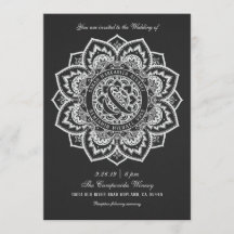 Invitaciones a la boda de Lace Mandala