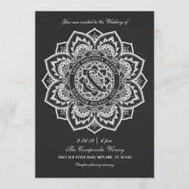Invitaciones a la boda de Lace Mandala