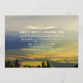 Invitaciones a la boda de las Montañas Dreamy