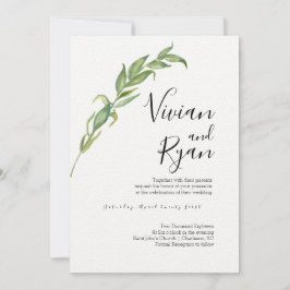Invitaciones a la boda de Laurel Elegante