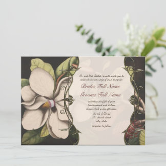 Invitaciones a la boda de Magnolia