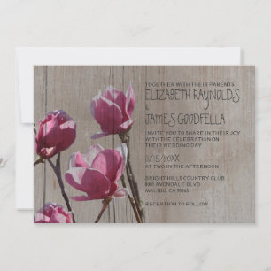 Invitaciones a la boda de Magnolia Rustica