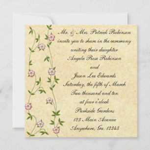 Invitaciones a la boda de marfil