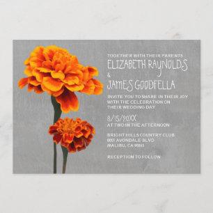 Invitaciones a la boda de Marigolds