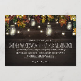 Invitaciones a la boda de Mason Jar, la luciérnaga