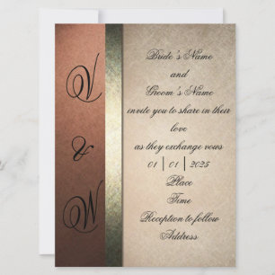 Invitaciones a la boda de moda y elegante