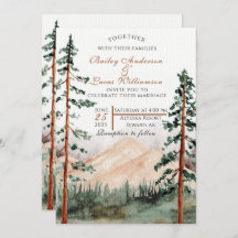 Invitaciones a la boda de Mountain View