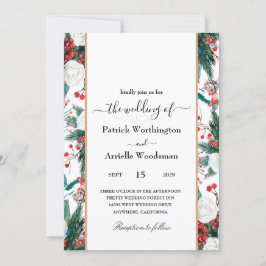Invitaciones a la boda de navidades