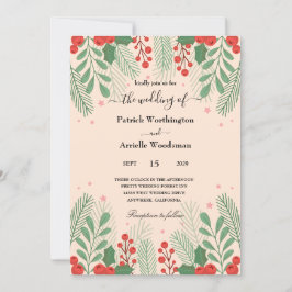 Invitaciones a la boda de navidades