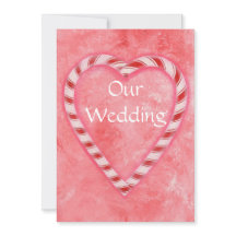 Invitaciones a la boda de Navidades de caña de car