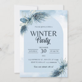 Invitaciones a la boda de Navidades de Invierno Re