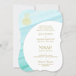 Invitaciones a la boda de Nikah | Walimah Modern i