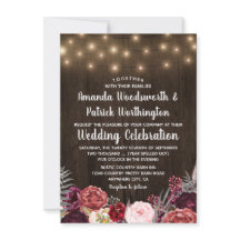 Invitaciones a la boda de novios de Marsala, país 