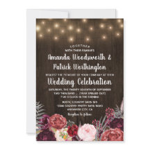 Invitaciones a la boda de novios de Marsala, un bo