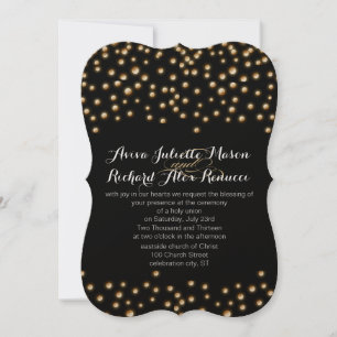 Invitaciones a la boda de oro