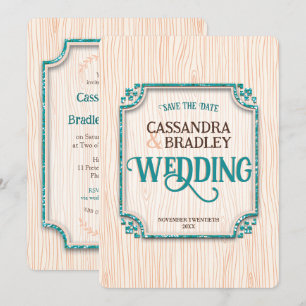 Invitaciones a la Boda de Oro Negro Morado
