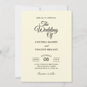 Invitaciones a la boda de países de moda