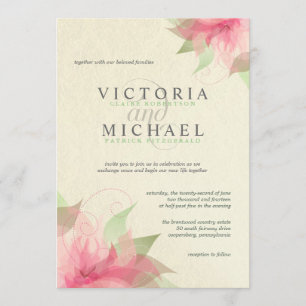 Invitaciones a la boda de papel reciclado amigable