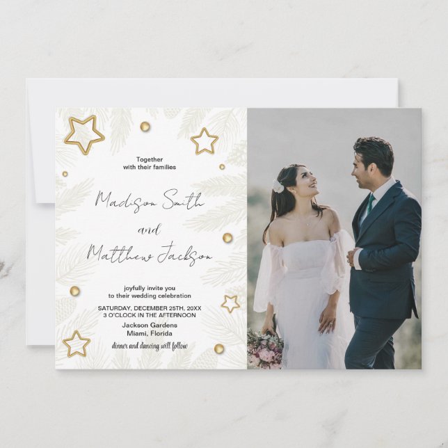 Invitaciones a la Boda de Pino de la Estrella Dora (Anverso)