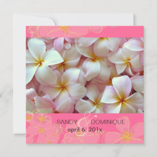 Invitaciones a la boda de Plumeria