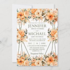 Invitaciones a la boda de primavera de los Rosas d