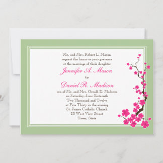 Invitaciones a la boda de primavera | Dogwood rosa