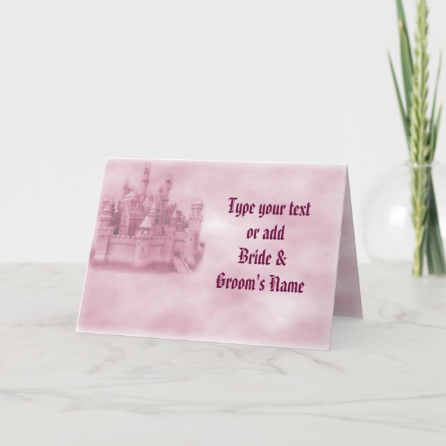 Invitaciones a la boda de princesas (Anverso)