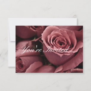 Invitaciones a la boda de Rosas malvados