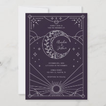Invitaciones a la boda de Stardust