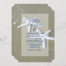 Invitaciones a la boda de Starfish Beach