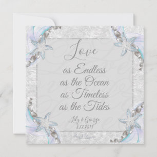 Invitaciones a la boda de Starfish Beach