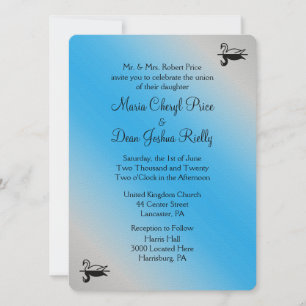 Invitaciones a la boda de Swan