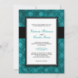 Invitaciones a la boda de terciopelo con clase