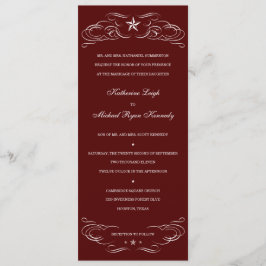Invitaciones a la boda de una estrella solitaria e