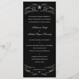 Invitaciones a la boda de una sola estrella en bla