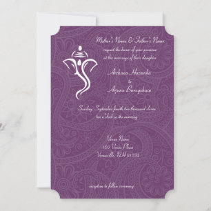 Invitaciones a la boda de Vighneshvara