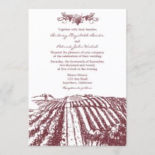 Invitaciones a la Boda de Viña Toscana