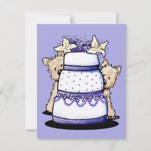Invitaciones a la boda del Cairn Terrier