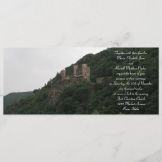 Invitaciones a la boda del castillo