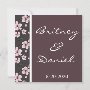 Invitaciones a la boda del cerezo en flor