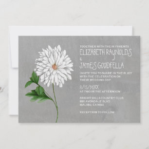 Invitaciones a la boda del crisantemo