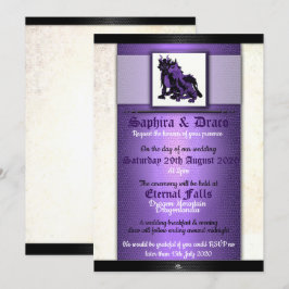 Invitaciones a la boda del dragón de Soul Mates