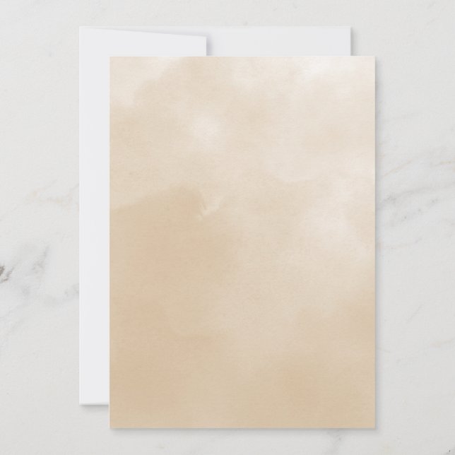 Invitaciones a la boda del Parque Natural (Reverso)