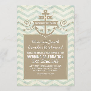 Invitaciones a la boda del presentador náutico de