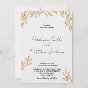 Invitaciones a la boda del trigo