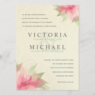 Invitaciones a la boda Eco-Friendly Formal