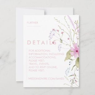 Invitaciones a la boda floral